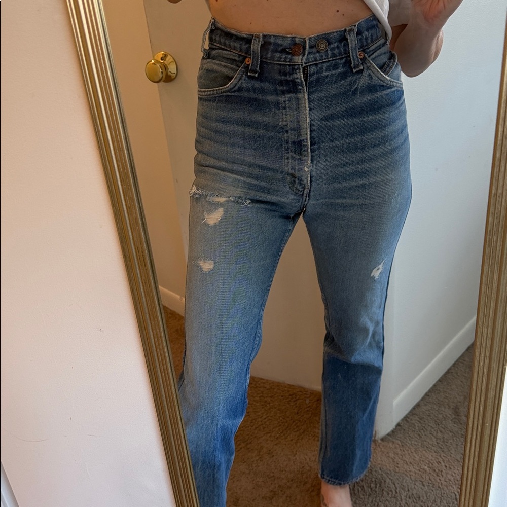 Vintage Levi’s orange tab 26/27 LITTLE e’s - Picture 4 of 11